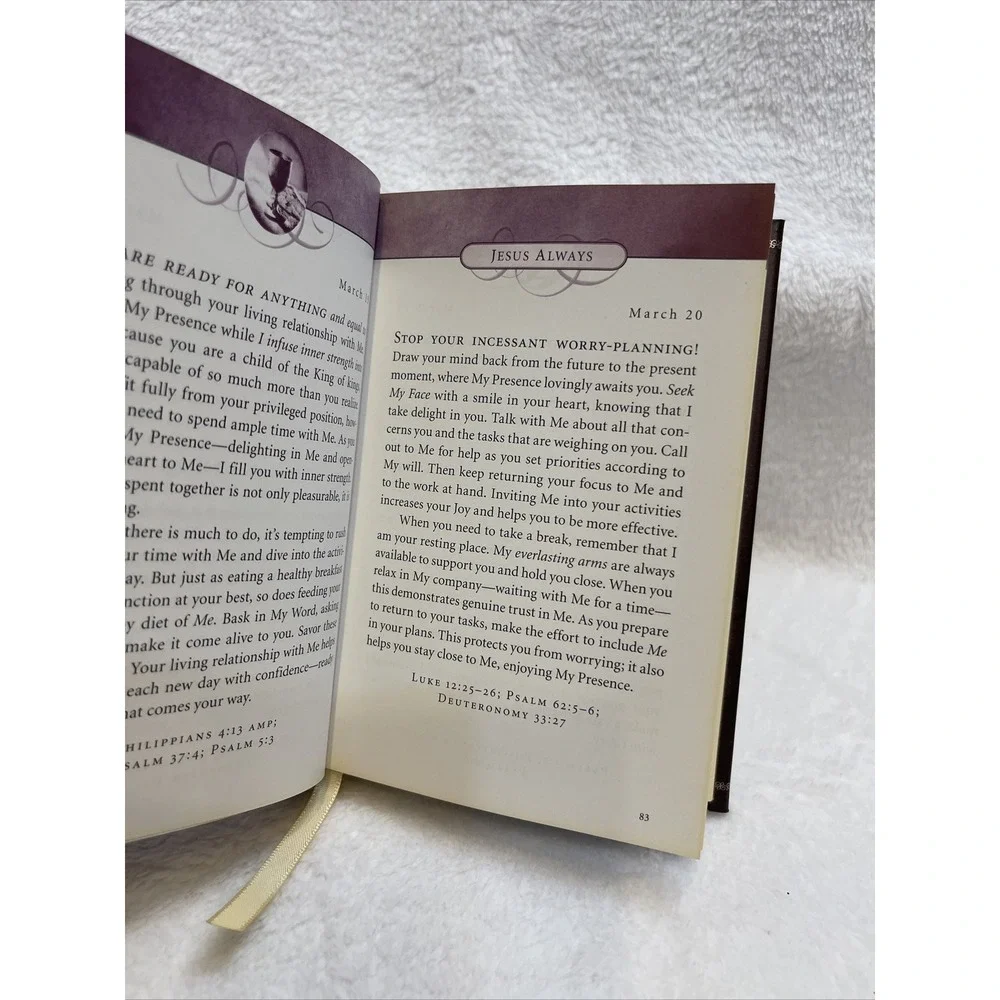 Jesus Always Embracing Joy In His Presence 365‎ Devotions Sarah Young Hardcover